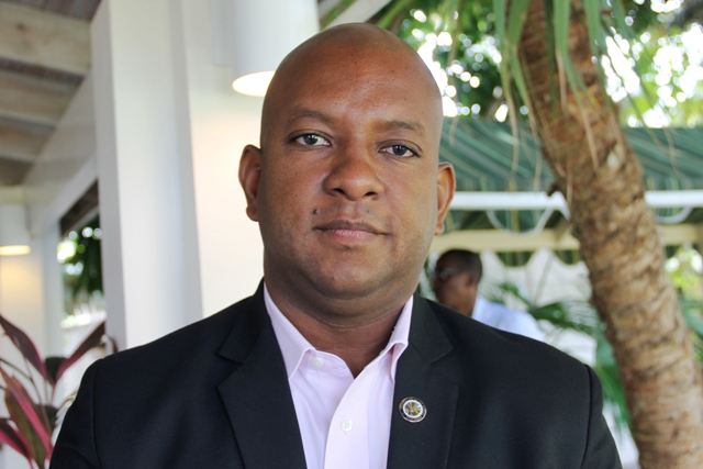 Terrence Craig, Organisation of American States Representative to St. Kitts and Nevis at the historic two-day Sub-Regional Woman’s Forum on the SDGs hosted by the Ministry of Social Development in the Nevis Island Administration in collaboration with the Commonwealth Women Parliamentarians, at the Mount Nevis Hotel on March 22, 2017